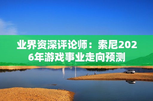 业界资深评论师：索尼2026年游戏事业走向预测