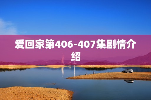 爱回家第406-407集剧情介绍