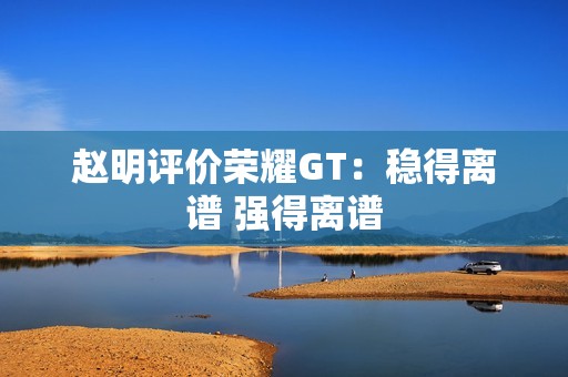 赵明评价荣耀GT：稳得离谱 强得离谱