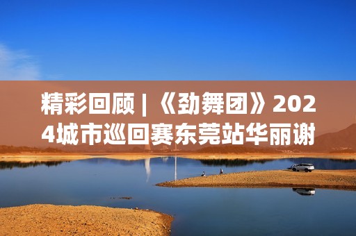精彩回顾 | 《劲舞团》2024城市巡回赛东莞站华丽谢幕！