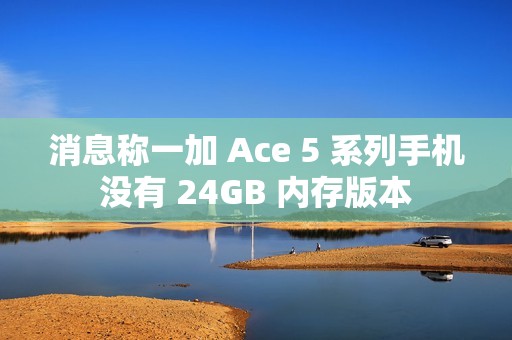 消息称一加 Ace 5 系列手机没有 24GB 内存版本