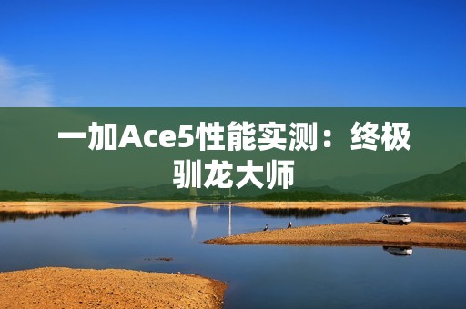 一加Ace5性能实测：终极驯龙大师