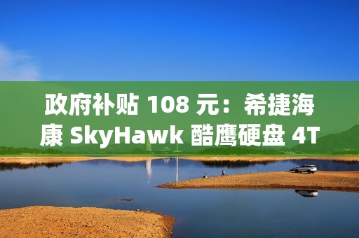 政府补贴 108 元：希捷海康 SkyHawk 酷鹰硬盘 4TB 399 元补货