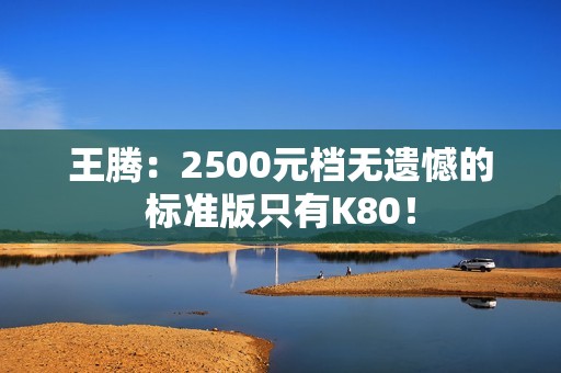 王腾：2500元档无遗憾的标准版只有K80！