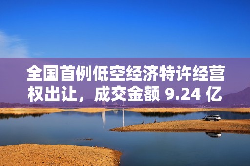全国首例低空经济特许经营权出让，成交金额 9.24 亿元