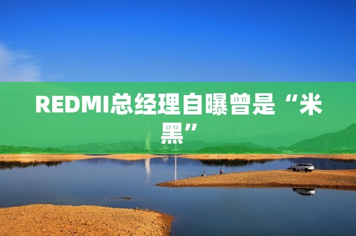 REDMI总经理自曝曾是“米黑”