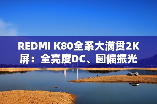 REDMI K80全系大满贯2K屏：全亮度DC、圆偏振光等护眼方案配齐