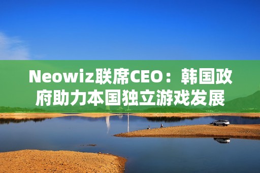 Neowiz联席CEO：韩国政府助力本国独立游戏发展