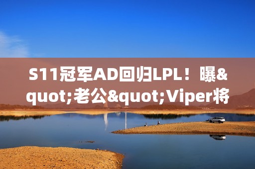 S11冠军AD回归LPL！曝"老公"Viper将加入BLG战队