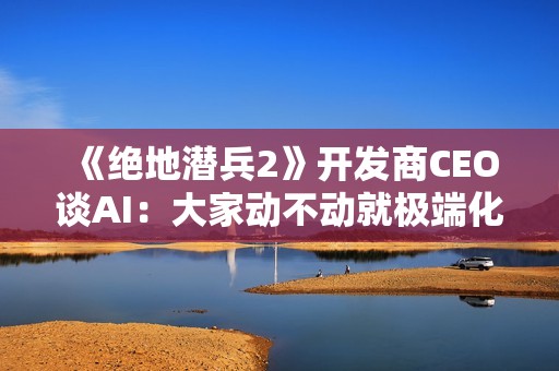 《绝地潜兵2》开发商CEO谈AI：大家动不动就极端化 就没有中间地带吗？