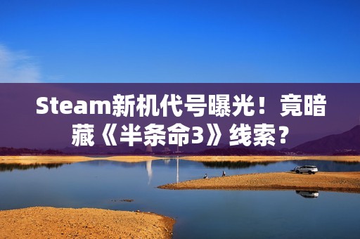Steam新机代号曝光！竟暗藏《半条命3》线索？