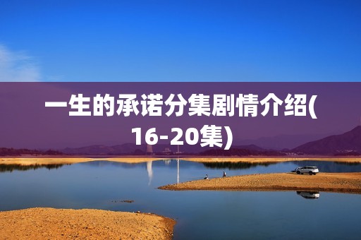 一生的承诺分集剧情介绍(16-20集)