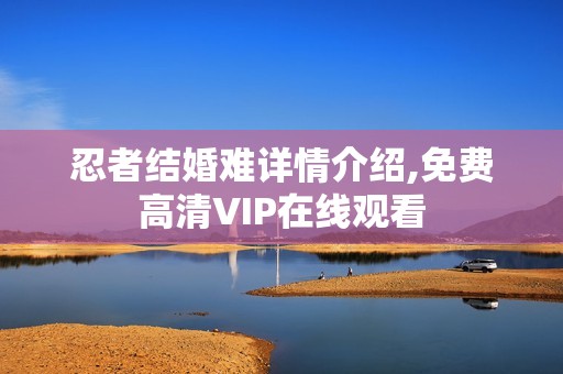 忍者结婚难详情介绍,免费高清VIP在线观看