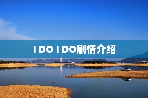I DO I DO剧情介绍