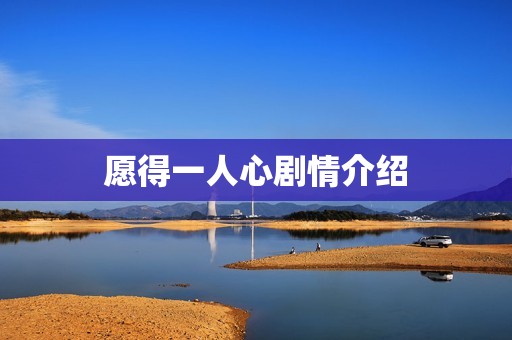 愿得一人心剧情介绍