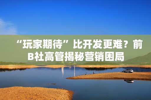 “玩家期待”比开发更难？前B社高管揭秘营销困局