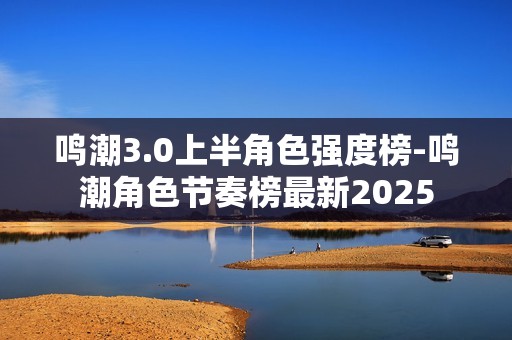 鸣潮3.0上半角色强度榜-鸣潮角色节奏榜最新2025