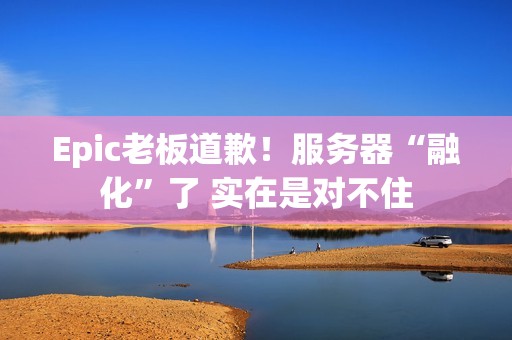 Epic老板道歉！服务器“融化”了 实在是对不住