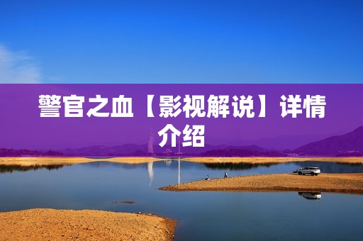 警官之血【影视解说】详情介绍