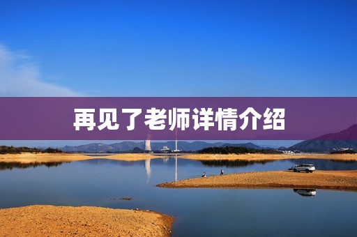 再见了老师详情介绍