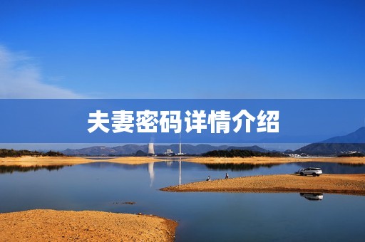 夫妻密码详情介绍