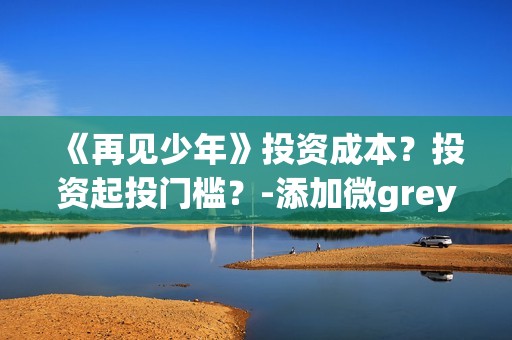《再见少年》投资成本？投资起投门槛？-添加微grey121415(电影再见少年投资)