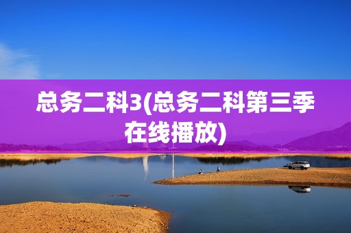 总务二科3(总务二科第三季在线播放)