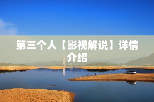 第三个人【影视解说】详情介绍