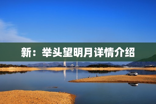新：举头望明月详情介绍