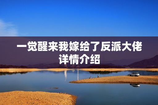 一觉醒来我嫁给了反派大佬详情介绍
