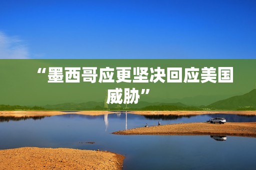 “墨西哥应更坚决回应美国威胁”