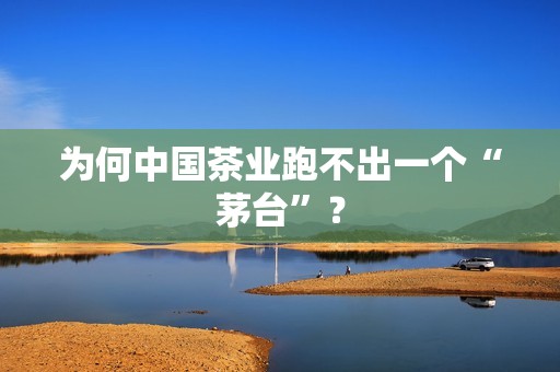为何中国茶业跑不出一个“茅台”？