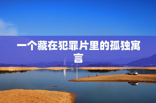 一个藏在犯罪片里的孤独寓言