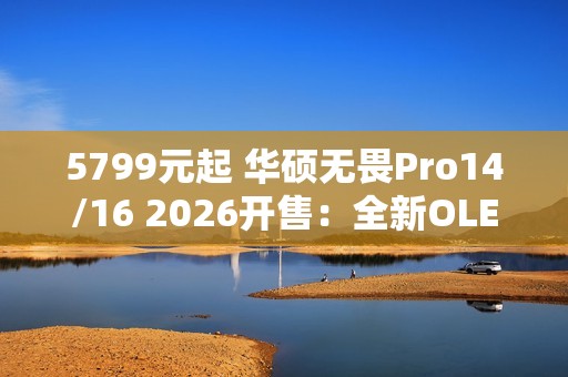 5799元起 华硕无畏Pro14/16 2026开售：全新OLED屏 亮度1100nits