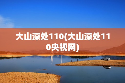 大山深处110(大山深处110央视网)