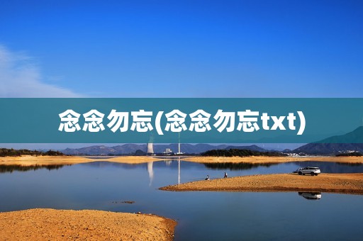 念念勿忘(念念勿忘txt)