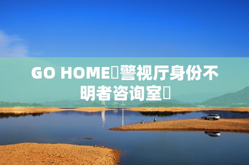 GO HOME〜警视厅身份不明者咨询室〜
