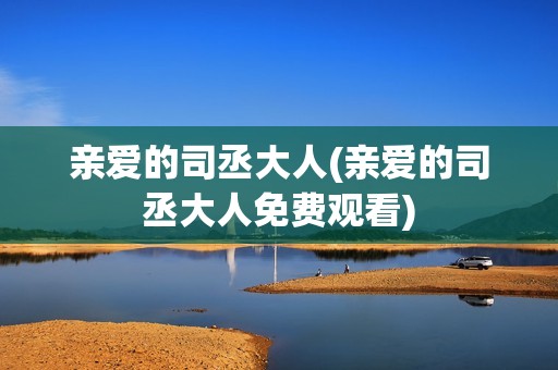 亲爱的司丞大人(亲爱的司丞大人免费观看)