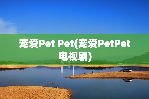 宠爱Pet Pet(宠爱PetPet电视剧)