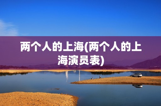 两个人的上海(两个人的上海演员表)