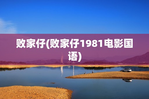 败家仔(败家仔1981电影国语)