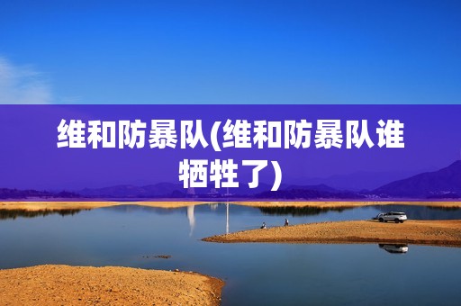 维和防暴队(维和防暴队谁牺牲了)