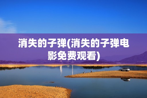 消失的子弹(消失的子弹电影免费观看)