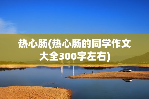 热心肠(热心肠的同学作文大全300字左右)