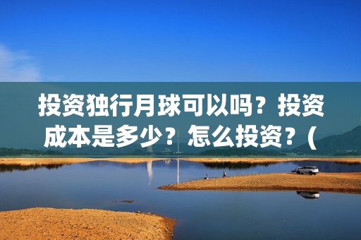 投资独行月球可以吗？投资成本是多少？怎么投资？(独行月球制片人)