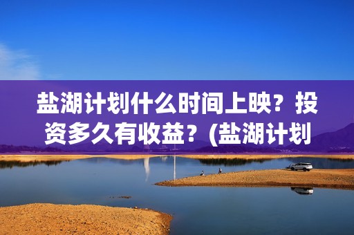盐湖计划什么时间上映？投资多久有收益？(盐湖计划电影演员)