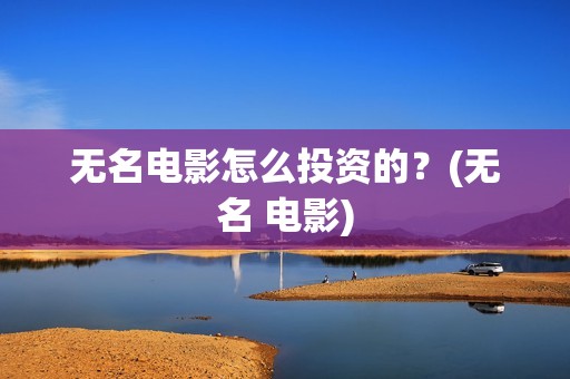 无名电影怎么投资的？(无名 电影)