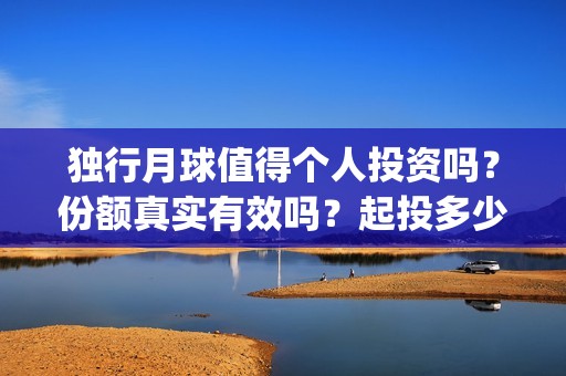独行月球值得个人投资吗？份额真实有效吗？起投多少？(moonyou-独行月球)