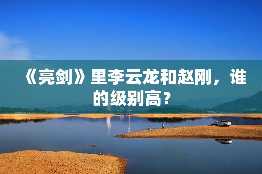 《亮剑》里李云龙和赵刚，谁的级别高？