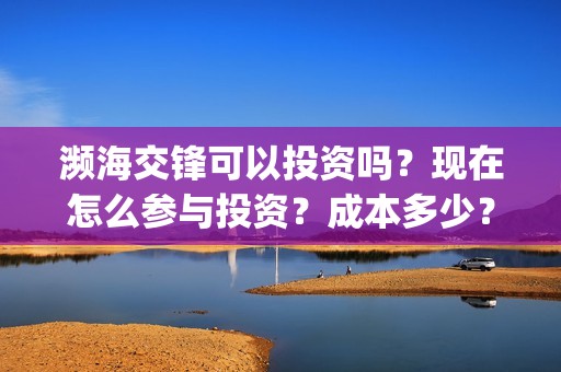 濒海交锋可以投资吗？现在怎么参与投资？成本多少？(濒海交锋投资方)
